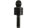 Mikrofon bezprzewodowy bluetooth głośnik karaoke okrągły z etui różne tryby