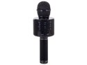 Mikrofon bezprzewodowy bluetooth głośnik karaoke okrągły z etui różne tryby