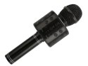 Mikrofon bezprzewodowy bluetooth głośnik karaoke okrągły z etui różne tryby