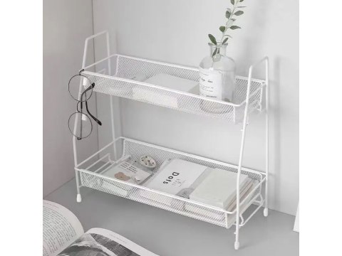 Półka kuchenna organizer kuchenny stojący dwupoziomowy loft na przyprawy Półka kuchenna organizer kuchenny stojący dwupoziomowy loft na przyprawy