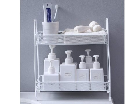 Półka kuchenna organizer kuchenny stojący dwupoziomowy loft na przyprawy Półka kuchenna organizer kuchenny stojący dwupoziomowy loft na przyprawy