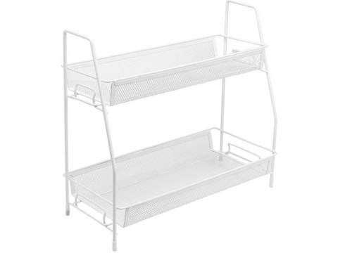 Półka kuchenna organizer kuchenny stojący dwupoziomowy loft na przyprawy Półka kuchenna organizer kuchenny stojący dwupoziomowy loft na przyprawy