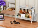 Półka kuchenna organizer kuchenny stojący dwupoziomowy loft z koszyczkiem