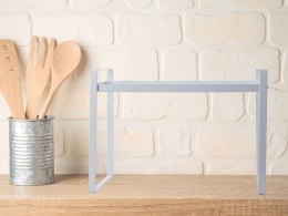 Półka metalowa jednopoziomowa na blat kuchni organizer kuchenny stojak loft