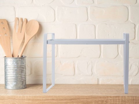 Półka metalowa jednopoziomowa na blat kuchni organizer kuchenny stojak loft Półka metalowa jednopoziomowa na blat kuchni organizer kuchenny stojak loft