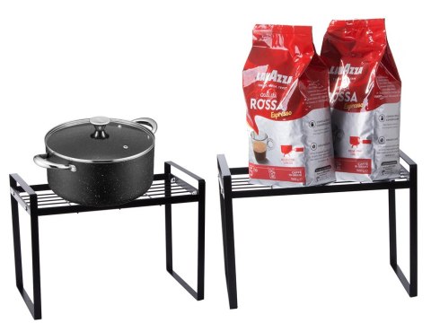Półka metalowa jednopoziomowa na blat kuchni organizer kuchenny stojak loft Półka metalowa jednopoziomowa na blat kuchni organizer kuchenny stojak loft
