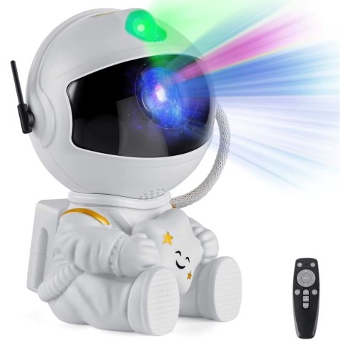 Projektor gwiazd astronauta galaktyka lampka nocna niebo laserowy led pilot Projektor gwiazd astronauta galaktyka lampka nocna niebo laserowy led pilot