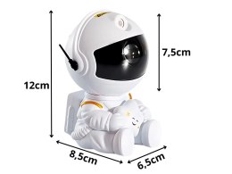 Projektor gwiazd astronauta galaktyka lampka nocna niebo laserowy led pilot
