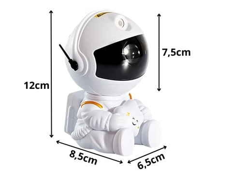 Projektor gwiazd astronauta galaktyka lampka nocna niebo laserowy led pilot Projektor gwiazd astronauta galaktyka lampka nocna niebo laserowy led pilot