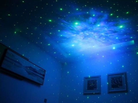 Projektor gwiazd astronauta galaktyka lampka nocna niebo laserowy led pilot Projektor gwiazd astronauta galaktyka lampka nocna niebo laserowy led pilot