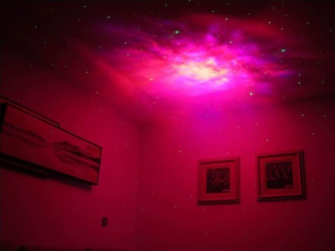 Projektor gwiazd astronauta galaktyka lampka nocna niebo laserowy led pilot Projektor gwiazd astronauta galaktyka lampka nocna niebo laserowy led pilot