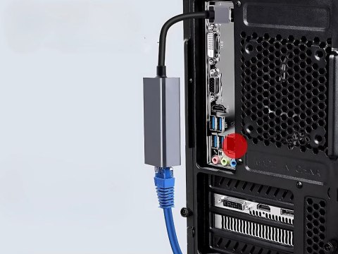 Przejściówka usb typ a ethernet adapter karta sieciowa lan rj45 100mb Przejściówka usb typ a ethernet adapter karta sieciowa lan rj45 100mb