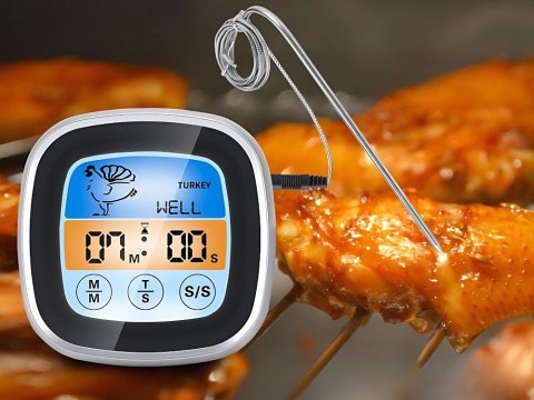Termometr kuchenny cyfrowy do mięsa żywności na grilla szpilka -50°c 300°c Termometr kuchenny cyfrowy do mięsa żywności na grilla szpilka -50°c 300°c