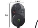 Transmiter samochodowy bluetooth adapter kabel usb aux bt5.3 bass boost