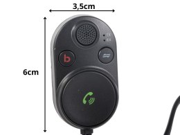 Transmiter samochodowy bluetooth adapter kabel usb aux bt5.3 bass boost