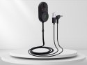 Transmiter samochodowy bluetooth adapter kabel usb aux bt5.3 bass boost