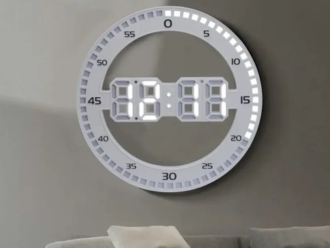 Zegar budzik led elektroniczny termometr z alarmem podświetlany termometr Zegar budzik led elektroniczny termometr z alarmem podświetlany termometr