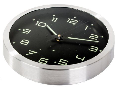 Zegar ścienny fluorescencyjny duży cichy świecące cyfry gwiazdki 25cm Zegar ścienny fluorescencyjny duży cichy świecące cyfry gwiazdki 25cm