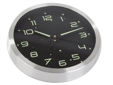 Zegar ścienny fluorescencyjny duży cichy świecące cyfry gwiazdki 30cm Zegar ścienny fluorescencyjny duży cichy świecące cyfry gwiazdki 30cm