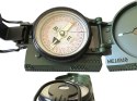 Kompas profesjonalny taktyczny wojskowy militarny metalowy zamykany linijka