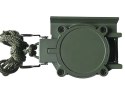 Kompas profesjonalny taktyczny wojskowy militarny metalowy zamykany linijka
