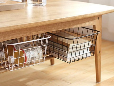 Kosz koszyk organizer metalowy druciany loft do kuchni na owoce biały duży Kosz koszyk organizer metalowy druciany loft do kuchni na owoce biały duży