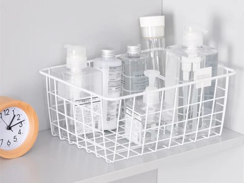 Kosz koszyk organizer metalowy druciany loft do kuchni na owoce biały duży Kosz koszyk organizer metalowy druciany loft do kuchni na owoce biały duży