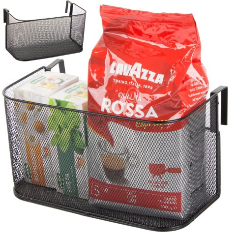 Kosz koszyk organizer metalowy zawieszany na drzwi półka wisząca kuchenna Kosz koszyk organizer metalowy zawieszany na drzwi półka wisząca kuchenna