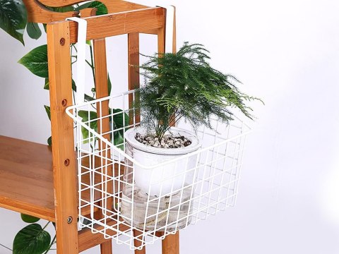 Kosz koszyk organizer metalowy zawieszany na drzwi półka wisząca kuchenna Kosz koszyk organizer metalowy zawieszany na drzwi półka wisząca kuchenna
