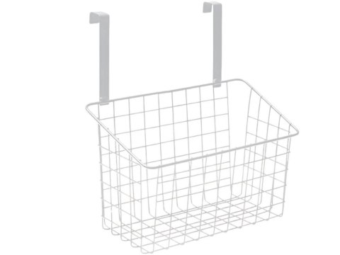 Kosz koszyk organizer metalowy zawieszany na drzwi półka wisząca kuchenna Kosz koszyk organizer metalowy zawieszany na drzwi półka wisząca kuchenna