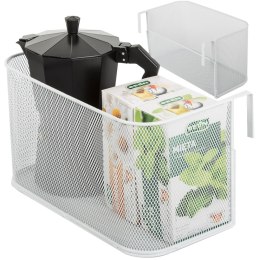 Kosz koszyk organizer metalowy zawieszany na reling półka wisząca kuchenna