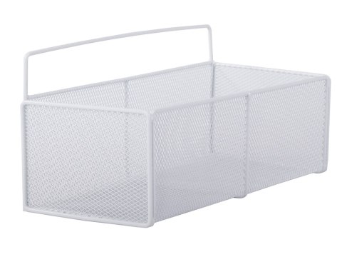 Koszyk wiszący kosz organizer metalowy zawieszany półka kuchenna biała Koszyk wiszący kosz organizer metalowy zawieszany półka kuchenna biała
