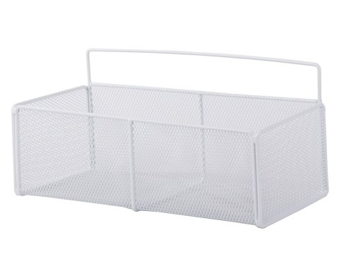 Koszyk wiszący kosz organizer metalowy zawieszany półka kuchenna biała Koszyk wiszący kosz organizer metalowy zawieszany półka kuchenna biała