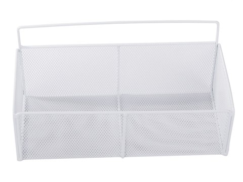 Koszyk wiszący kosz organizer metalowy zawieszany półka kuchenna biała Koszyk wiszący kosz organizer metalowy zawieszany półka kuchenna biała