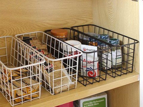Koszyk wiszący kosz organizer metalowy zawieszany półka wisząca biały mocny Koszyk wiszący kosz organizer metalowy zawieszany półka wisząca biały mocny