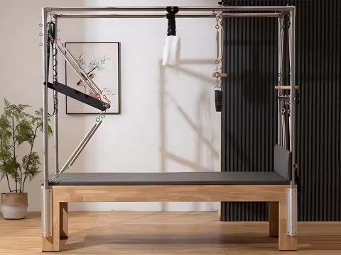 ŁÓŻKO DO ĆWICZEŃ PILATES PILATESU REFORMER URZĄDZENIE DO ĆWICZENIA FITNESS ŁÓŻKO DO ĆWICZEŃ PILATES PILATESU REFORMER URZĄDZENIE DO ĆWICZENIA FITNESS