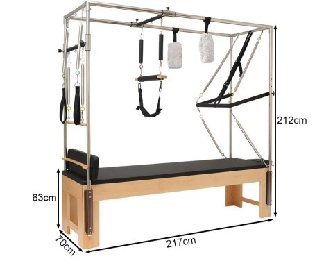 ŁÓŻKO DO ĆWICZEŃ PILATES PILATESU REFORMER URZĄDZENIE DO ĆWICZENIA FITNESS ŁÓŻKO DO ĆWICZEŃ PILATES PILATESU REFORMER URZĄDZENIE DO ĆWICZENIA FITNESS