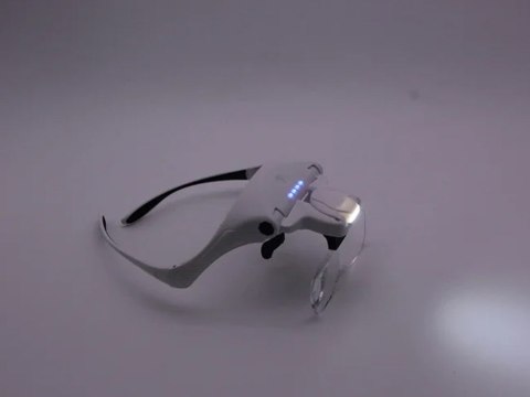 Lupa na głowę okulary z diodami 4 led 3,5 precyzyjna nagłowna profesjonalna Lupa na głowę okulary z diodami 4 led 3,5 precyzyjna nagłowna profesjonalna