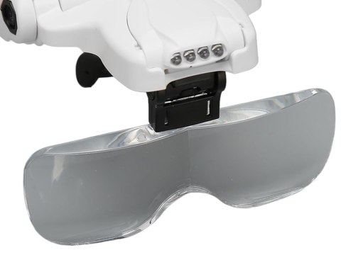 Lupa na głowę okulary z diodami 4 led 3,5 precyzyjna nagłowna profesjonalna Lupa na głowę okulary z diodami 4 led 3,5 precyzyjna nagłowna profesjonalna