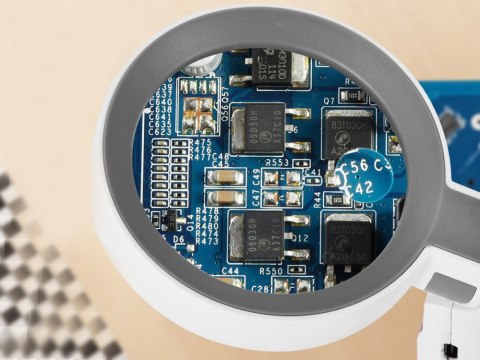 Lupa szkło powiększające lampa do czytania kosmetyczna podświetlenie 20 led Lupa szkło powiększające lampa do czytania kosmetyczna podświetlenie 20 led
