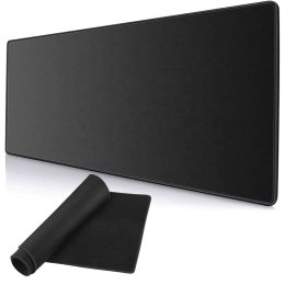 Podkładka gamingowa pod mysz i klawiaturę xl 80x30 cm antypoślizgowa czarna