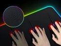 Podkładka gamingowa podświetlana rgb xxl 90x40 pod myszkę klawiaturę usb