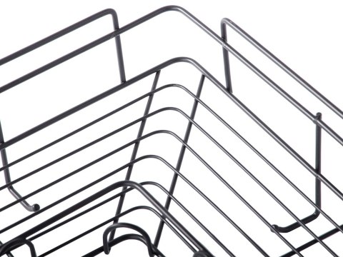 Półka łazienkowa do łazenki pod prysznic narożna loft wisząca haczyk czarna Półka łazienkowa do łazenki pod prysznic narożna loft wisząca haczyk czarna