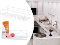 Półka łazienkowa do łazienki pod prysznic prysznicowa loft wisząca metalowa