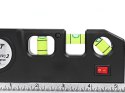 Poziomica laserowa precyzyjna z miarką 2,5m miara laser 3 tryby led usb