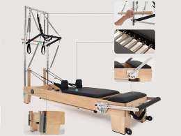 REFORMER ŁÓŻKO DO ĆWICZEŃ PILATES PILATESU URZĄDZENIE DO ĆWICZENIA FITNESS