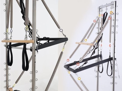 REFORMER ŁÓŻKO DO ĆWICZEŃ PILATES PILATESU URZĄDZENIE DO ĆWICZENIA FITNESS REFORMER ŁÓŻKO DO ĆWICZEŃ PILATES PILATESU URZĄDZENIE DO ĆWICZENIA FITNESS