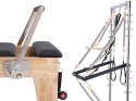 REFORMER ŁÓŻKO DO ĆWICZEŃ PILATES PILATESU URZĄDZENIE DO ĆWICZENIA FITNESS