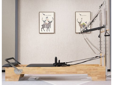 REFORMER ŁÓŻKO DO ĆWICZEŃ PILATES PILATESU URZĄDZENIE DO ĆWICZENIA FITNESS REFORMER ŁÓŻKO DO ĆWICZEŃ PILATES PILATESU URZĄDZENIE DO ĆWICZENIA FITNESS