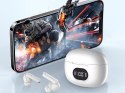Słuchawki douszne bluetooth bezprzewodowe z etui ładującym led i mikrofonem